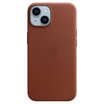 Etui Apple MPP73ZM/A iPhone 14 / 15 / 136.1" umbra/umber Leather Case MagSafe