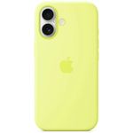 Etui Apple Silicone Case MagSafe do iPhone 17 żółty