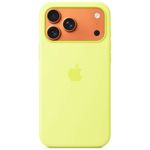 Etui Apple Silicone Case MagSafe do iPhone 17 Pro Max / 18 Pro Max neonowy żółty