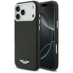 Etui Aston Martin HC FW Logo MagSafe do iPhone 17 Pro Max / 18 Pro Max czarny