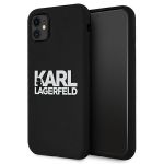 Karl Lagerfeld KLHCN61SLKLRBK iPhone 116,1" / Xr Silicone Stack Logo czarny/black