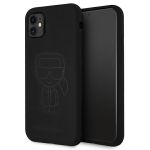 Karl Lagerfeld KLHCN61SILTTBK iPhone 116,1" / Xr Silicone Ikonik Outline czarny/black