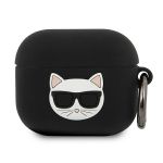 Karl Lagerfeld KLACA3SILCHBK AirPods 3 cover czarny/black Silicone Choupette
