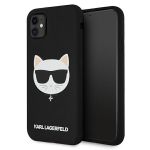 Karl Lagerfeld KLHCN61SLCHBK iPhone11 6,1" / Xr hardcase czarny/black Silicone Choupette