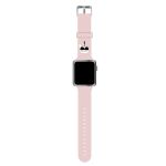 Karl Lagerfeld Pasek KLAWMSLKP AppleWatch 38/40/41mm różowy/pink strap Silicone Karl Heads