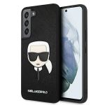 Karl Lagerfeld KLHCS22MSAKHBK S906 S22+czarny/black hardcase Saffiano Ikonik Karl`s Head