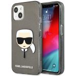 Karl Lagerfeld KLHCP13MKHTUGLB iPhone 13/ 14 / 15 6,1" czarny/black hardcase Glitter Karl`s Head