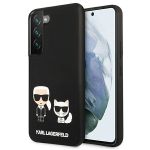 Karl Lagerfeld KLHCS22MSSKCK S22+ S906hardcase czarny/black Silicone Karl & Choupette