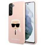 Karl Lagerfeld KLHCS22SSLKHPI S22 S901rożowy/pink hardcase Silicone Karl`s Head
