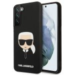 Karl Lagerfeld KLHCS22MSLKHBK S22+ S906 czarny/black hardcase Silicone Karl`s Head