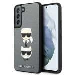 Karl Lagerfeld KLHCS22MSAKICKCSL S22+S906 srebrny/silver Saffiano Karl & Choupette Head