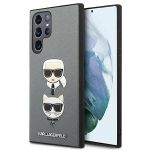 Karl Lagerfeld KLHCS22LSAKICKCSL S22Ultra S908 srebrny/silver Saffiano Karl & Choupette Head