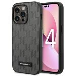Karl Lagerfeld KLHCP14XSAKLHPG iPhone 14 Pro Max 6,7" hardcase szary/grey Saffiano Mono Metal Logo