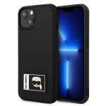 Karl Lagerfeld KLHCP13M3DKPK iPhone 13 / 14 / 15 6,1" czarny/black hardcase Ikonik Patch