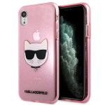 Karl Lagerfeld KLHCI61CHTUGLP iPhone Xr6,1" różowy/pink hardcase Glitter Choupette