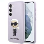 Karl Lagerfeld KLHCS23SSNIKBCU S23 S911hardcase purpurowy/purple Silicone Ikonik