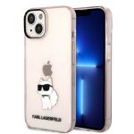 Karl Lagerfeld KLHCP14MHNCHTCP iPhone 14 Plus / 15 Plus 6,7" różowy/pink hardcase Ikonik Choupette