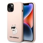 Karl Lagerfeld KLHCP14MSNCHBCP iPhone 14 Plus / 15 Plus 6,7" hardcase różowy/pink Silicone Choupette