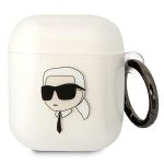 Karl Lagerfeld KLA2HNIKTCT AirPods 1/2cover transparent Karl`s Head
