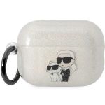 Karl Lagerfeld KLAP2HNKCTGT Airpods Pro2 (2022/2023) cover transparent Glitter Karl&Choupette
