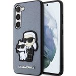 Karl Lagerfeld KLHCS23MSANKCPG S23+S916 hardcase szary/grey Saffiano Karl & Choupette