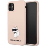 Karl Lagerfeld KLHCN61SNCHBCP iPhone 11/XR 6,1" hardcase różowy/pink Silicone Choupette