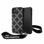 Karl Lagerfeld KLHCN61SAKLMBSK iPhone 11/ Xr 6.1" czarny/black hardcase Monogram Losange Saffiano