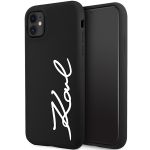 Karl Lagerfeld KLHCN61SKSVGK iPhone 11 / Xr 6.1" czarny/black hardcase Silicone Signature