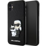 Karl Lagerfeld KLHCN61SANKCPK iPhone 11/ Xr 6.1" hardcase czarny/black Saffiano Karl & Choupette