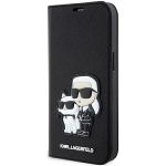 Karl Lagerfeld KLBKP14XSANKCPK iPhone 14Pro Max 6.7" bookcase czarny/black Saffiano Karl & Choupette