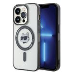 Karl Lagerfeld KLHMP15LHCHNOTK iPhone 15Pro 6.1" transparent hardcase IML Choupette`s Head MagSafe