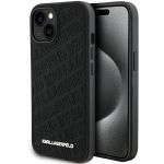 Karl Lagerfeld KLHCP15MPQKPMK iPhone 15 Plus / 14 Plus 6.7" czarny/black hardcase Quilted K Pattern