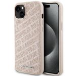 Karl Lagerfeld KLHCP15MPQKPMP iPhone 15 Plus / 14 Plus 6.7" różowy/pink hardcase Quilted K Pattern