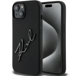 Karl Lagerfeld KLHCP15SSKSBMCK iPhone 15 / 14 / 13 6.1" czarny/black hardcase Silicone Karl Script