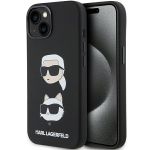 Karl Lagerfeld KLHCP15MSDHKCNK iPhone 15 Plus / 14 Plus 6.7" czarny/black Silicone Karl&Choupette Head