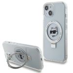 Karl Lagerfeld KLHMP15MHMRSCHH iPhone 15 Plus / 14 Plus 6.7" biały/white hardcase Ring Stand Choupette Head MagSafe