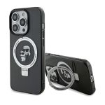 Karl Lagerfeld KLHMP14XHMRSKCK iPhone 14Pro Max 6.7" czarny/black hardcase Ring Stand Karl&Choupettte MagSafe