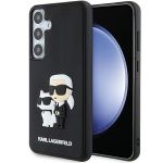 Karl Lagerfeld KLHCS24M3DRKCNK S24+ S926czarny/black hardcase 3D Rubber Karl&Choupette