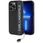 Karl Lagerfeld KLHCP15LPSAKDGCK iPhone 15 Pro 6.1" czarny/black hardcase Saffiano Rhinestones & Charm