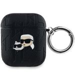 Karl Lagerfeld KLA2PGKCPK AirPods 1/2cover czarny/black Monogram Karl & Choupette Head