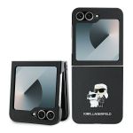 Karl Lagerfeld KLHCZF6SAPKCNPK Z Flip6 F741 / Z Flip7 FE czarny/black Saffiano Metal Pin
