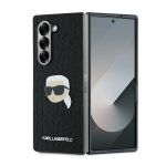 Karl Lagerfeld KLHCZFD6PGKSKIHK Z Fold6 F956 czarny/black hardcase Saffiano Monogram Head Pin