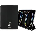 Karl Lagerfeld KLFC13PM24SAKCK iPad Pro 13" M4 2024 / M5 2025 Book Cover czarny/black Saffiano Magnetic Karl &Choupette