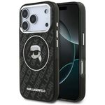 Etui Karl Lagerfeld IML Karl Head Logo MagSafe do iPhone 17 Pro Max / 18 Pro Max czarny