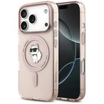 Etui Karl Lagerfeld IML Choupette MagSafe do iPhone 17 Pro / 18 Pro różowy