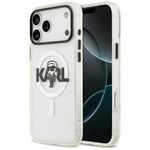 Etui Karl Lagerfeld IML Karl Sketch Logo MagSafe do iPhone 17 Pro Max / 18 Pro Max przezroczysty