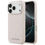 Etui Karl Lagerfeld Initial & Metal Logo MagSafe do iPhone 17 Pro / 18 Pro różowy
