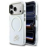 Etui Karl Lagerfeld IML KL Script Logo MagSafe do iPhone 17 Pro / 18 Pro przezroczysty
