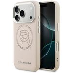 Etui Karl Lagerfeld K Head Point Logo MagSafe do iPhone 17 Pro Max / 18 Pro Max różowy