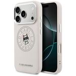 Etui Karl Lagerfeld Point & Choupette Sketch MagSafe do iPhone 17 Pro / 18 Pro różowy